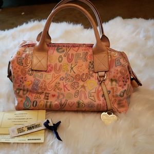 Dooney & Bourke Pink Graffiti
